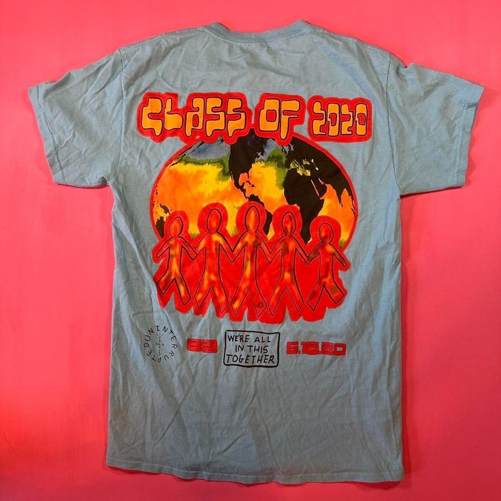 Cactus Jack Graphic Tee - Travis Scott x Cactus Jack Light Blue Graphic T Shirt